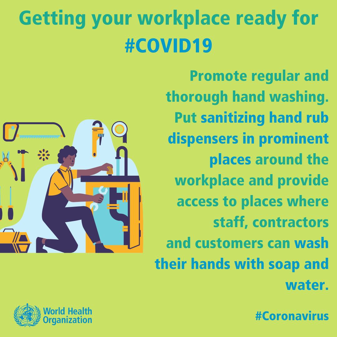 Workplace – handwashing 