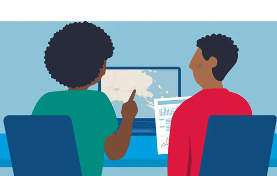 Ilustración para investigadores -- mapa de los desafíos de la malaria