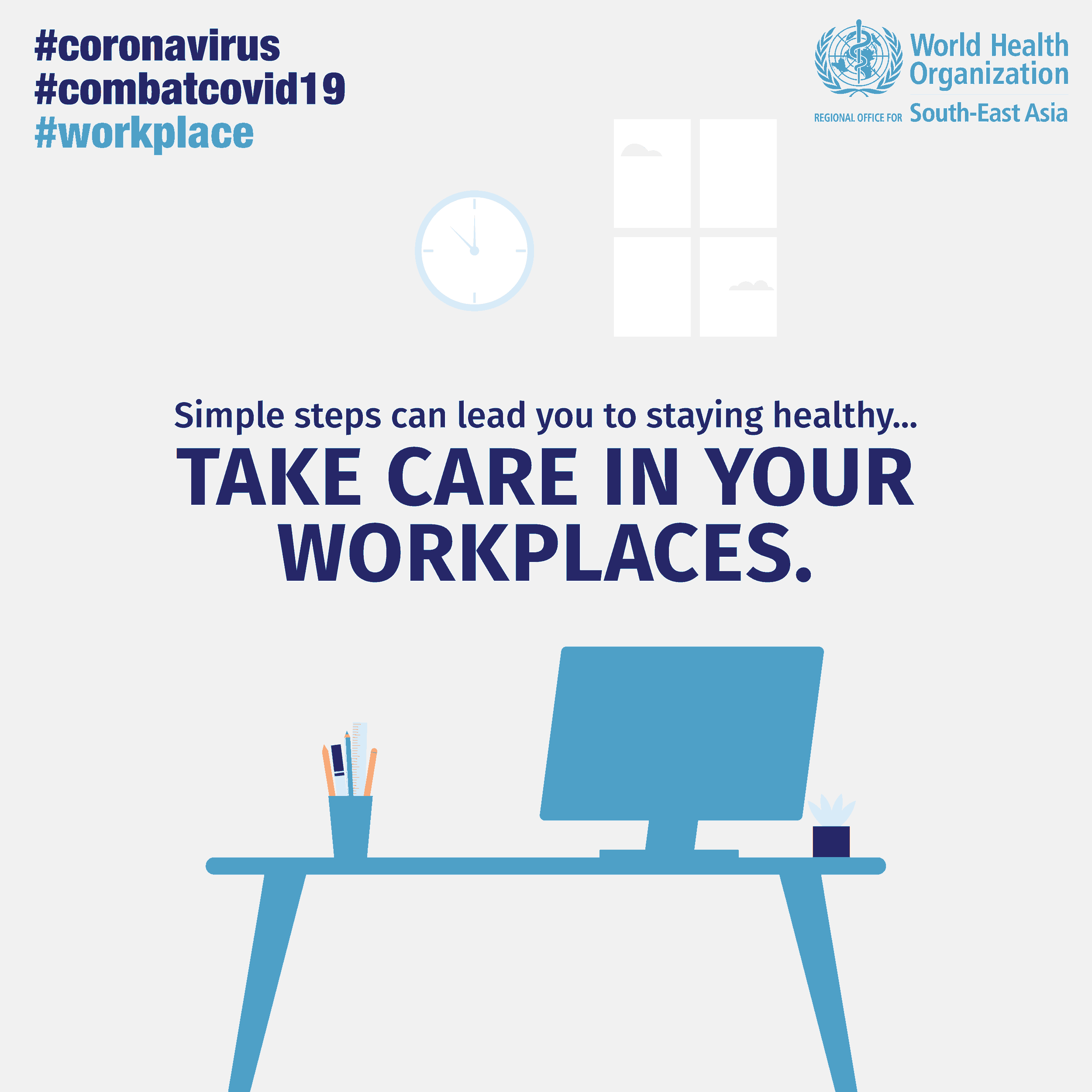 Take care in New normal workplace